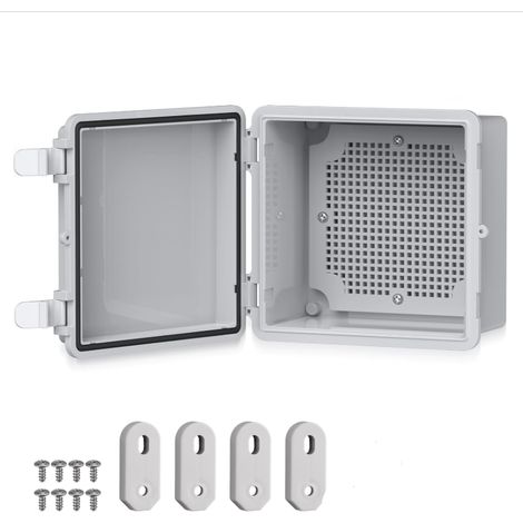Coffret Electrique Etanche Exterieur en ABS IP67 Étanche avec Joint d'Étanchéité Intégré Résistant à 60kg(15x15x9cm) (1/5)