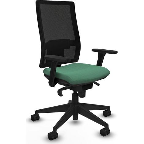 Piqueras et Crespo 3D066N0 Chaise de bureau vert émeraude (1/3)