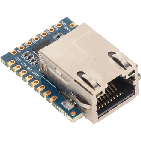 Mini-TTL-UART-zu-Ethernet-Modul mit Unterstützung für Ethernet, IP, TCP, UDP, HTTP, ARP, LCMP, DHCP und DNS. Hochintegriertes Ethernet-Modul. (1/5)