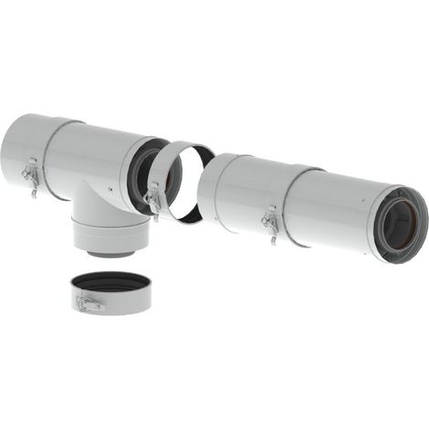 Remeha Kit base PPS RUA2/1, DN 80/125, parete esterna sopra il tetto, M82106