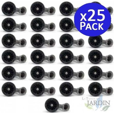 Pack 25 Boquilla ajustable tobera 15A Hunter, Alcance 4,60 m, Ángulo ajustable, Difusores de riego