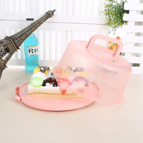 Boîte de Transport à Gâteaux Portable avec Poignée, Boîte de Conservation Alimentaire Transparente pour Cupcakes (1/5)