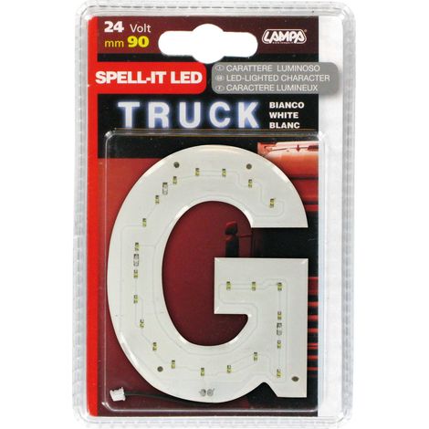 Spell-It Led, 90 mm, 24V - Bianco - G