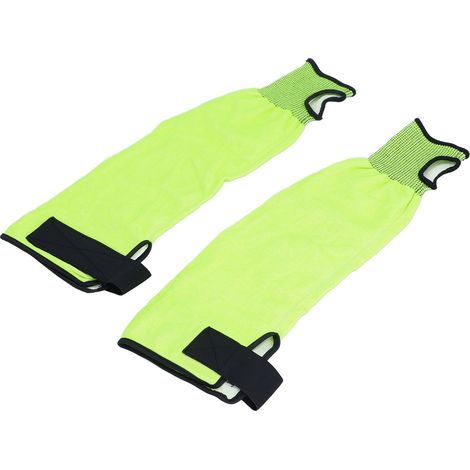 1 paire de manchons anti-coupures de 45 cm, confortables et anti-perforation, pour le jardinage, l'agriculture et les travaux extérieurs. (1/5)