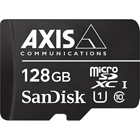 Carte microSDXC Axis 128 Go vitesse écriture 80 Mo s