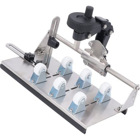 Coupe-bouteilles en verre avec bras de coupe flexible et réglable, outil multifonctionnel pour bouteilles rondes et carrées (1/5)