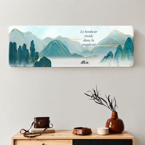 Housse de climatiseur mural en tissu 1,5P motif sérénité 86x23x30cm 1.5 86 23 30cm 120 g – Livraison gratuite