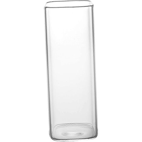 Verres Highball, grands verres carrés, verres à jus, verres à café glacé, verres à eau élégants en verre borosilicate, verres à boire-470ml