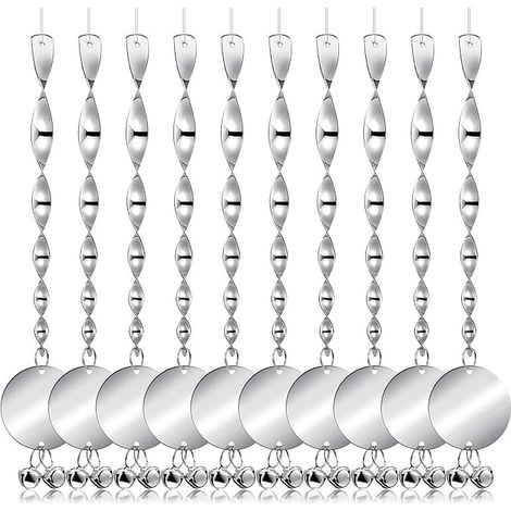 Lot de 10 Repulsif Oiseaux Reflecteur Anti Pigeon Epouvantail Effaroucheur pour Balcon Jardin Exterieur Dissuasion Visuelle Sans Danger (1/5)