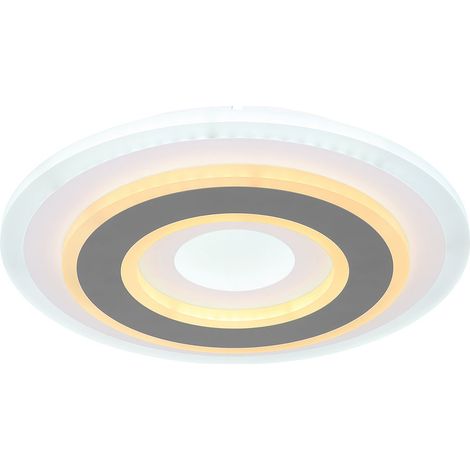 Globo - plafón - Sabatino - blanco - metal - Ø 30cm - LED - (1/5)