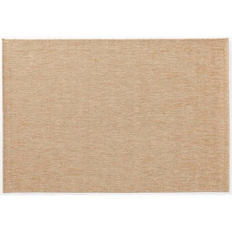 Tapis Déco Tissé "Ilem" 120x170cm Naturel (1/4)