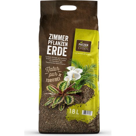 PATZER NATUR PUR Zimmerpflanzenerde torffrei - 18 Liter