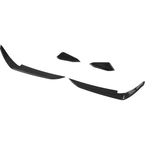 Pare-chocs Avant Kit Aéro Canards Aileron Spoiler Carénage Adapté pour VW Golf MK7.5 R 2017-2020 Style Fibre de Carbone, Pièce de Remplissage Racing (1/5)