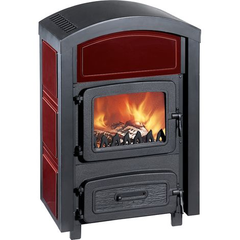 Raumheizer Typ10960F Stubenofen schw.Keram.Bord.6kW