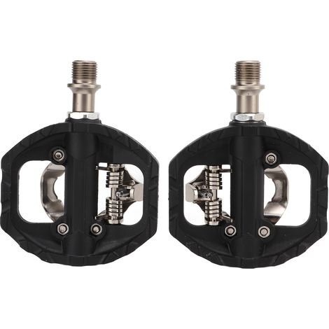 Pédales double face multi-usages pour VTT SPD, pédales automatiques étanches avec cales pour vélo de route (1/5)