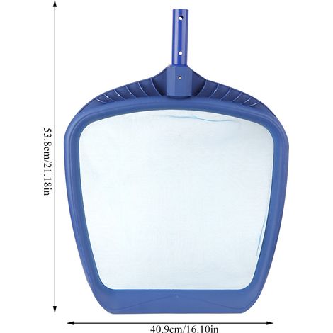 Feinmaschiges Teich- und Spa-Netz – kratzfester PVC-Rahmen (53,8 x 40,9 cm), 1 Stück (1/5)