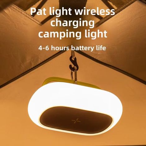 1 piece. Color: see photo. Materials: plastic and silicone. Wireless ambient camping light (silicone casing). (1/5)
