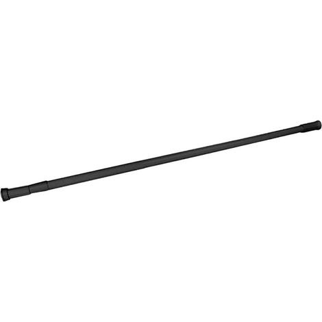 Tringle de Douche Extensible "Hydro" 75-115cm Noir (1/2)