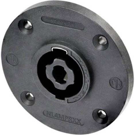 Neutrik NL4MPRXX Connettore per altoparlanti Presa a pannello contatti dritti Numero Poli (num): 4 Nero 1 pz.