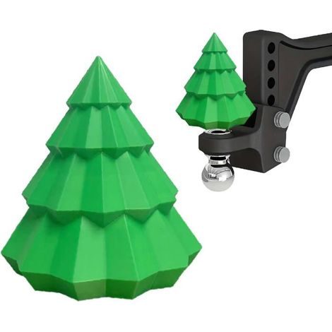 Cache-boule d'attelage pour sapin de Noël 5 cm Protection pour remorque, camion, caravane Accessoire de Noël amusant (1/5)
