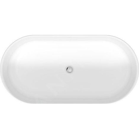 Baignoire Soleil par Starck 1600x800 avec deux appuis-tête blancs (1/3)