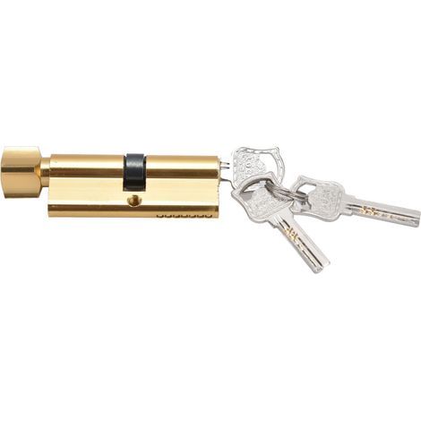Einsteckschloss für Innentüren, 70-mm-Zylinder aus Aluminiumlegierung, goldfarben (1/5)