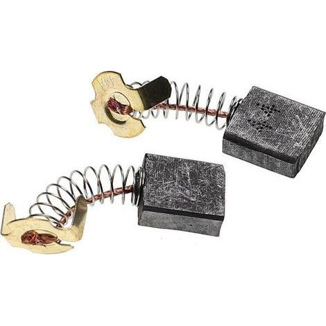 2 spazzole di carbone per motore 7 x 17 x 17 mm compatibili con gli elettroutensili Hitachi CC12Y, G18SE2, DH45SA, F1000A, F1000M, G18SG (1/4)