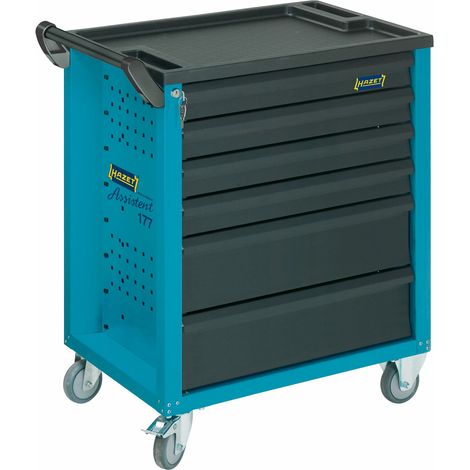 Hazet Werkstattwagen 177-6 913x778x796mm, Schubladen 4x flach, 2x hoch