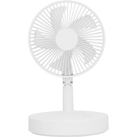 Ventilateur de bureau portable à 4 vitesses, hauteur réglable, télécommande, idéal pour la chambre, le camping ou le bureau. Parfait pour la chambre, le camping ou le bureau. (1/5)