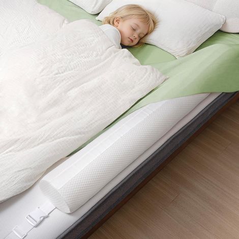 Barriere De Securite Enfant Lit, avec Housse AntidéRapante, ImperméAble Et Lavable pour Les Enfants, Les BéBé, Et Adultes - 1 Paquet (1/5)