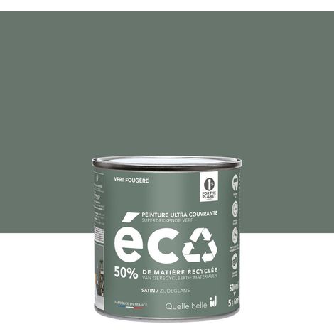Pintura de pared verde helecho satinada ID 0.5L ID (1/4)