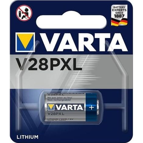 Varta V28PXL Nickel oxide (NiOx) 6V non ricaricabile - Batterie (Nickel oxide (NiOx), 6 V, 170 mAh, 25.1 mm, 25.1 mm, 25.1 mm, 25.1 mm, 13 mm)