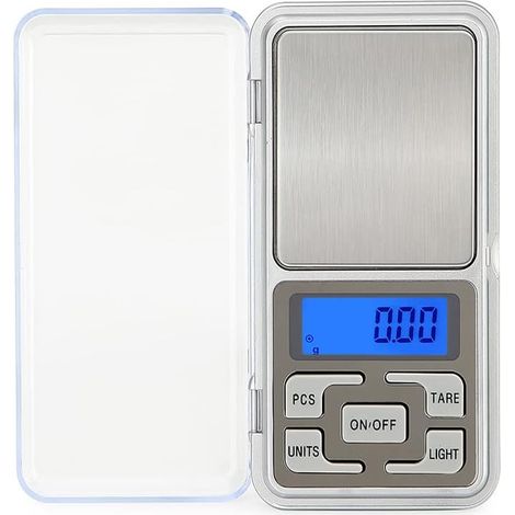 Balance de poche numérique, capacité de 500 g, haute précision (0,01 g), mini balance électronique au gramme près pour le rechargement.-AquaForge (1/5)