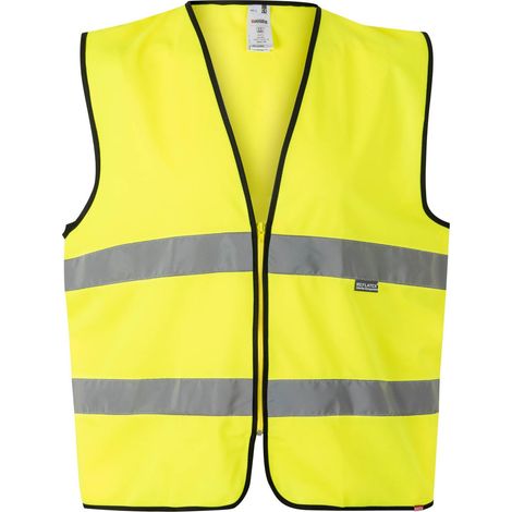Chaleco Profesional Alta Visibilidad AMARILLO FLÚOR L
