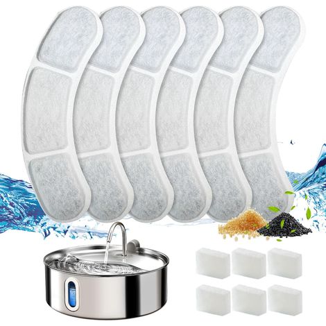 Fontaine Filtre 6pcs pour Chats Chiens, qualité professionnelle, usage domestique et professionnel (1/5)