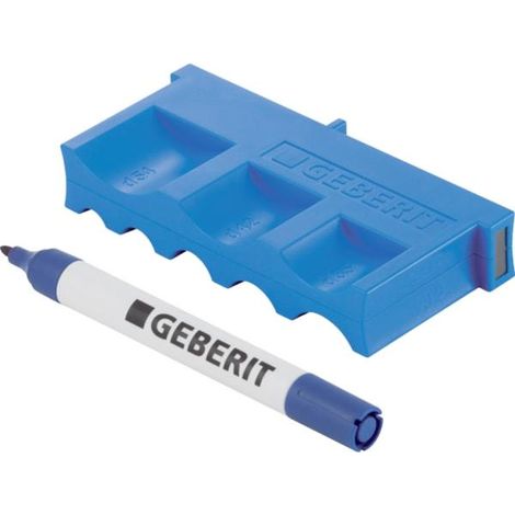 Geberit Mapress Einschubtiefenschablone mit Markierstift, 90351 (1/5)