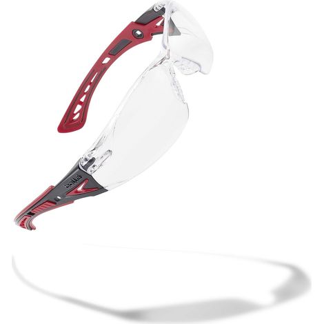 Bollé Safety – Lunettes de protection incolores RUSHPPSI – Norme EN 166 et EN 170 – Traitement anti-buée et anti-rayures – Pont de nez ajustable