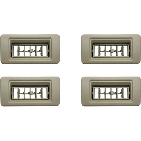 pannelli di copertura per prese d'aria sul tetto del condizionatore d'aria MR360996/MR360997 per Pajero V93 V97 Montero V95 V98 V87 Beige (1/2)