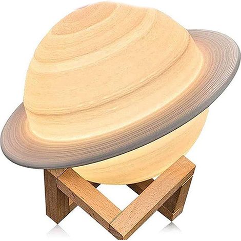 Umidificatore Ambienti Tema Saturno Diffusore Aromi Lamapda Led Usb Luce Notte (1/5)