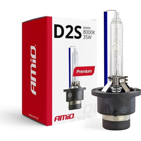 Bombilla de xenón D2S 8000K AMiO premium amio-01977