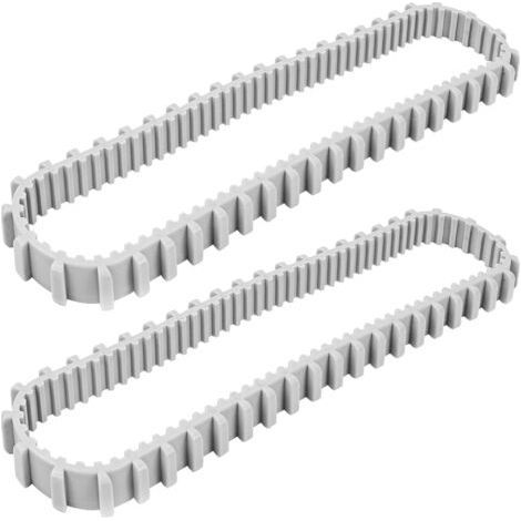 Ersatzschiene für Maytronics Dolphin Poolreiniger, kompatibel mit den meisten Maytronics Dolphin Poolreinigern. Maytronics Teilenummer: 9985006-R2 (2er-Pack, grau). (1/5)