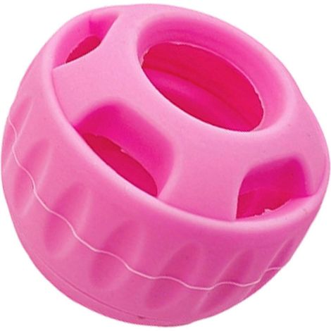 Jouet interactif à mâcher pour chien, distributeur de friandises, balle de dentition en silicone pour chiens de toutes races, cadeau d'anniversaire, accessoire pour animaux de compagnie (1/5)