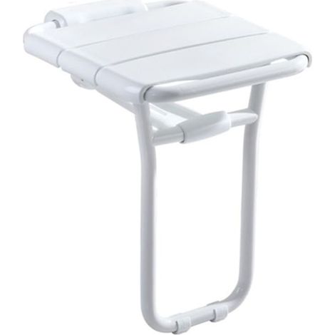 Asiento de ducha plegable de pared – Antideslizante – Instalación segura – Capacidad de 120 kg – Dimensiones: 40 cm de ancho x 36 cm de profundidad (1/5)