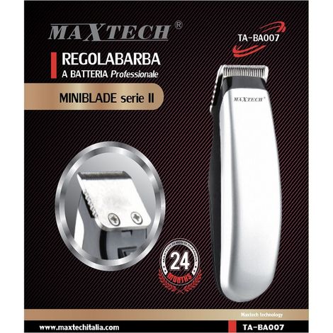 TRADE SHOP - Mini Rasoio Portatile Viaggio 3 Pettini Regola Barba Tagliacapelli 10.5 Cm Ta-ba007 -