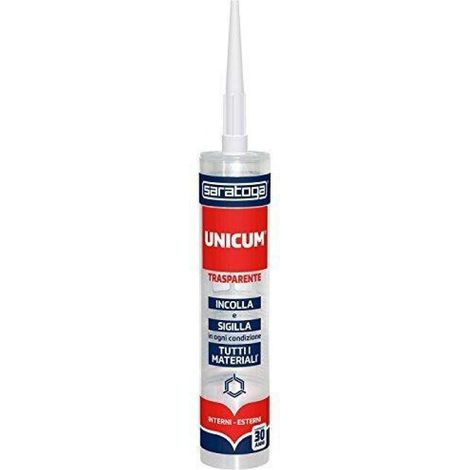 Saratoga Unicum Adesivo Trasparente High Tack Ad 300gr (1/2)