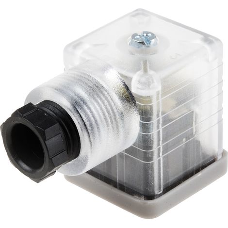 Connecteur de solénoïde, Femelle, 3P+E, Vis 10A, 110 V c.a., PG9 (1/2)
