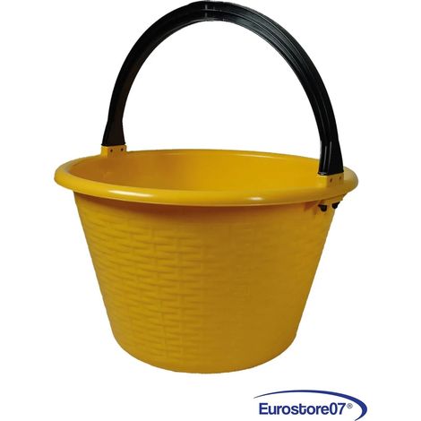 cesto agricolo in polietilene. Con manico fisso in plastica. 15 lt (1/4)