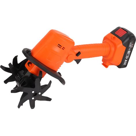 Motoculteur cultivateur de jardin sans fil 235 tr/min 4 rangs de dents batterie 1.5Ah largeur de travail 4 pouces à main prise UE pour jardinage (1/5)
