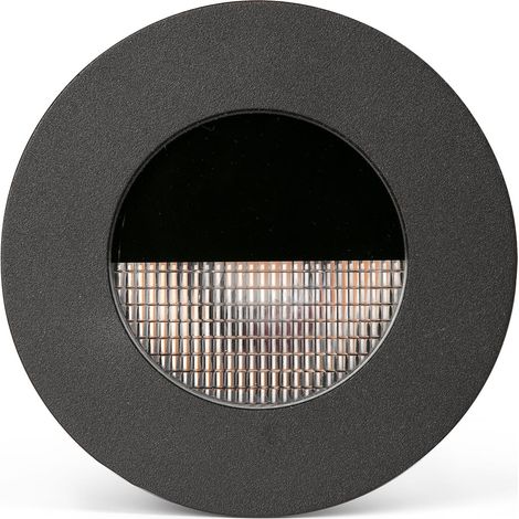 GRUND Wallwasher nero anodizzato 7W 3000K 24V (1/2)