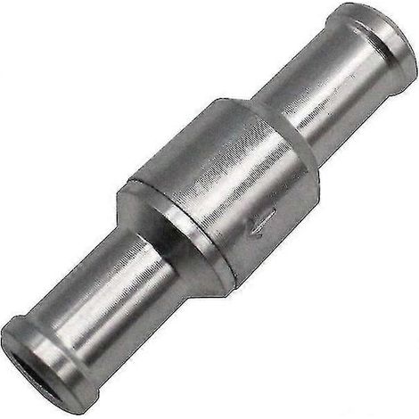 Clapet anti-retour unidirectionnel en ligne de 10 mm pour carburant, eau, gaz, air - Aluminium durable, installation facile, utilisation polyvalente (1/4)